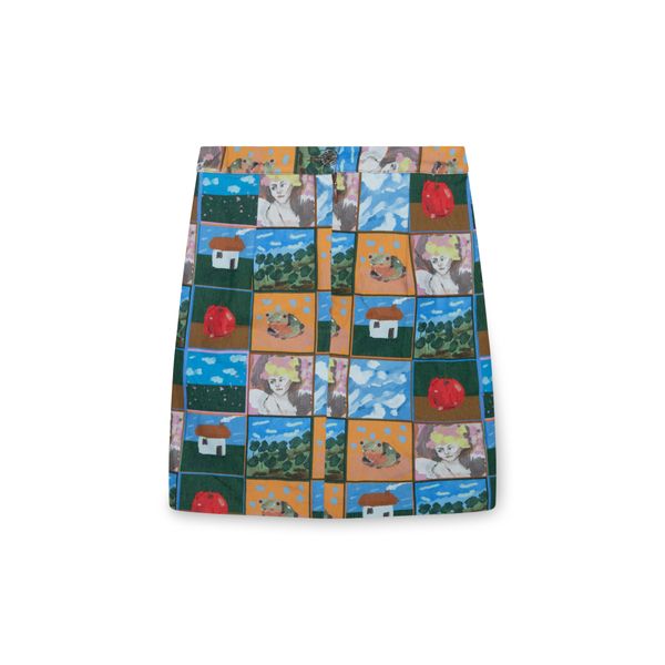 Hanthis Elma Etek Mini Skirt