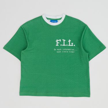 Free Internet Library: FIL Logo T-Shirt (Green/White)