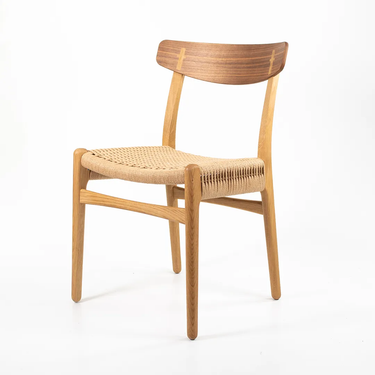 Walnut and Paper Cord Dining Chair by Hans Wegner for Carl Hansen, 2021