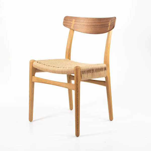 Walnut and Paper Cord Dining Chair by Hans Wegner for Carl Hansen, 2021