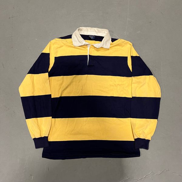 Vintage Yellow and Blue Rugby Shirt