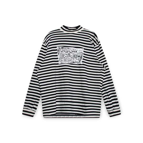 Eytys Black and White Striped Long Sleeve