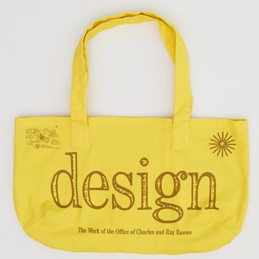 Free Internet Library: Eames Tote (Yellow)