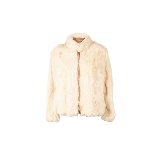 Vintage Cream Colored Fur Coat
