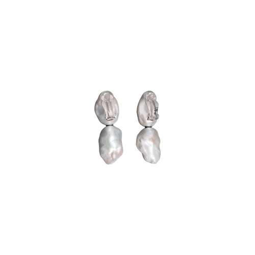 Monies Chunky Pearl Clip-On Earrings