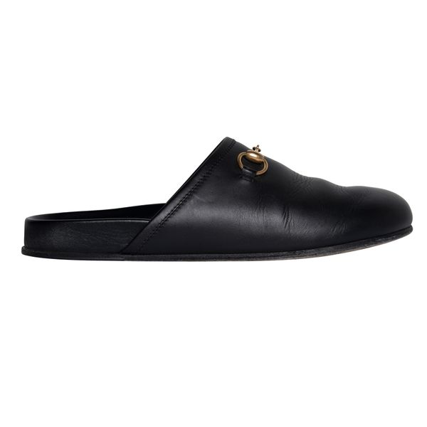 Gucci Horsebit Leather Clog Mule