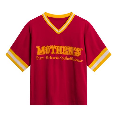 Vintage Mother's Pizza Parlour and Spaghetti House Red Jersey