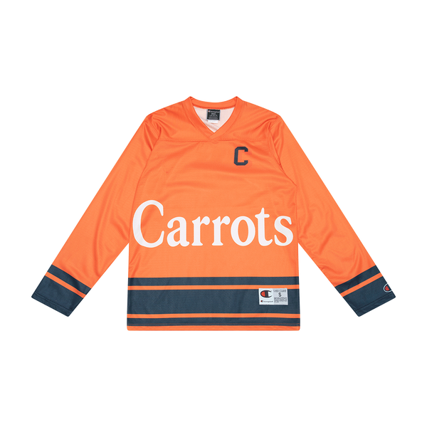 Carrots x Champion Orange and Navy Ice Hockey Jersey