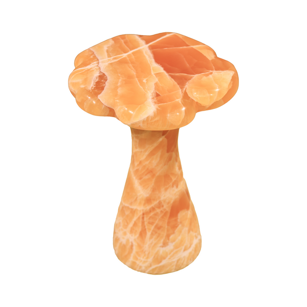 Forget-Me-Not Side Table - Honey Calcite