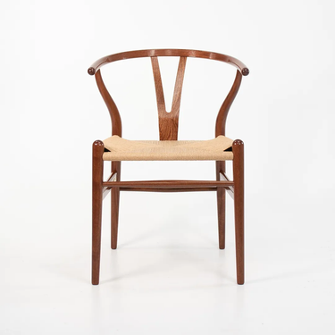 Mahogany Wishbone Dining Chair by Hans Wegner for Carl Hansen, 2021