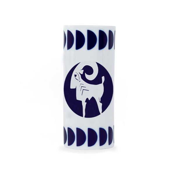 Porcelain Zodiac Pencil Holder
