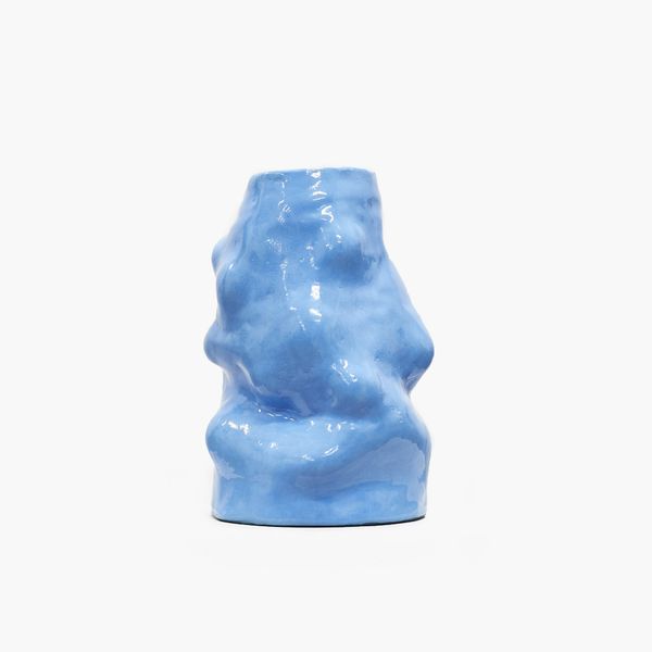 Blue Bubble Vase