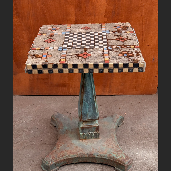 FRENCH MOSAIC TABLE,  1960s