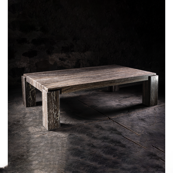 060 Travertine Coffee Table