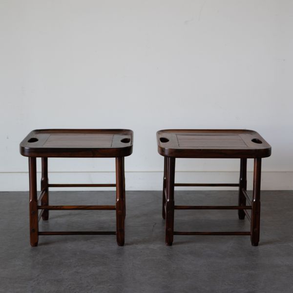 "Magrini" Stools by Sergio Rodrigues for Oca, Brazil, 1963