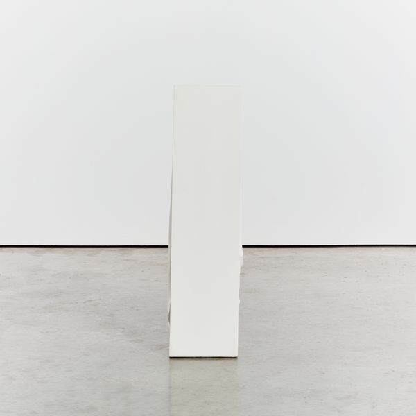 Sculptural Plaster Plinth by Atelier Sedap