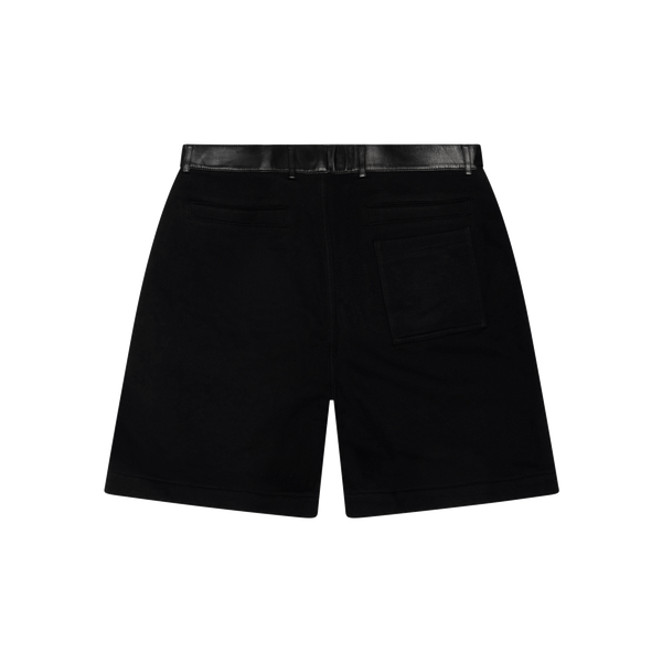 Givenchy Black Lambskin Shorts