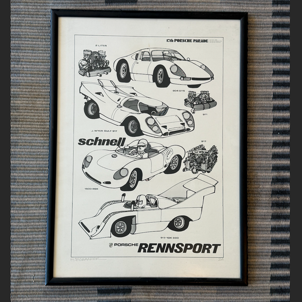 Signed Rennsport Poster