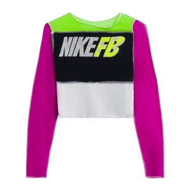 JJVintage Reworked Nike FB Long Sleeve Top in Neon