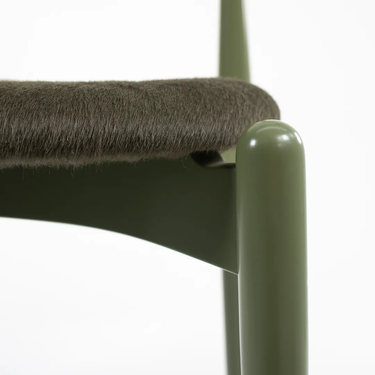 Green Horsehair Dining Chair by Hans Wegner for Carl Hansen, 2021