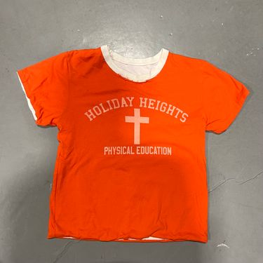 Holiday Heights Physical Education Orange Reversible Ringer Tee