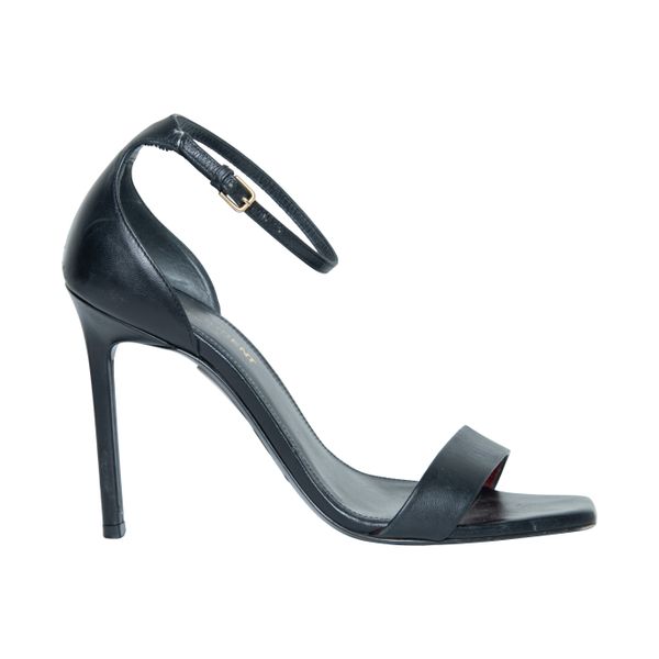 Saint Laurent Black Sandal Heels