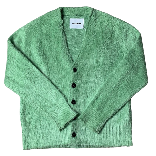 Jil Sander SS22 Brushed Silk Cardigan