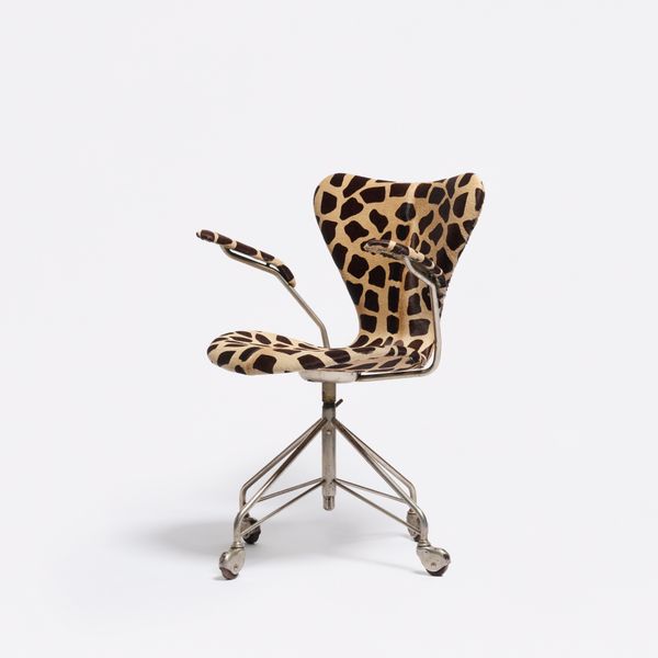 Series 7 Desk Chair by Arne Jacobsen for Fritz Hansen, Denmark, 1960s