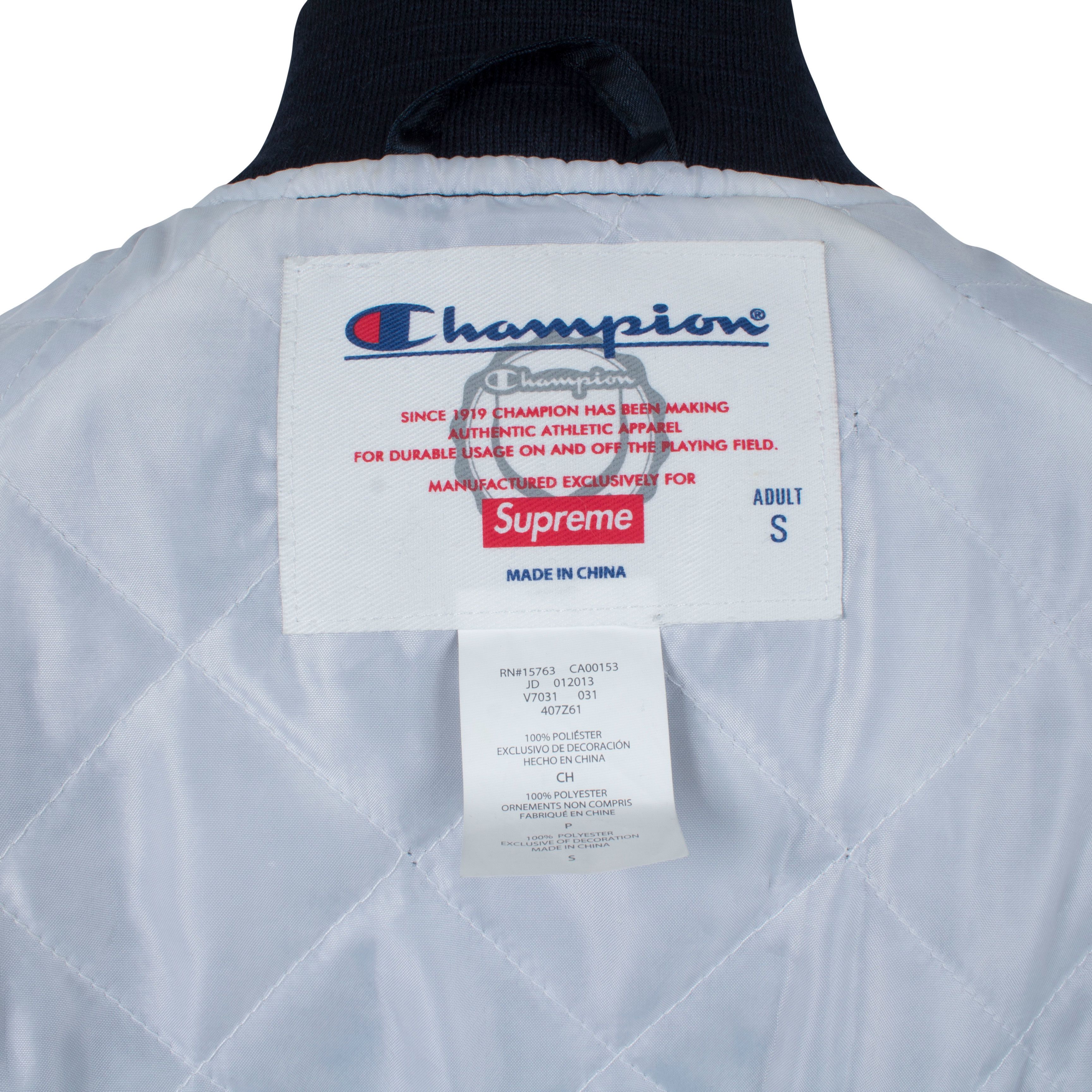 Champion x clearance supreme jacket