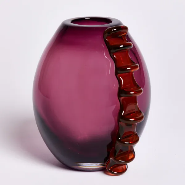 Dark Prickly Vase