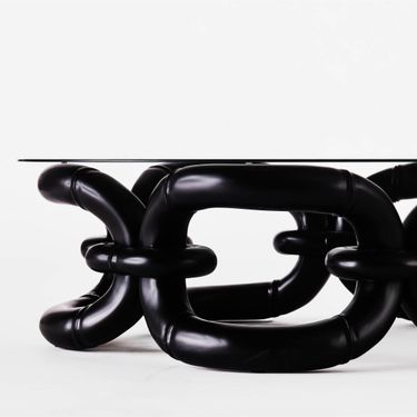 Bamboo Bracelet Sofa Table by Edin & Lina Kjellvertz