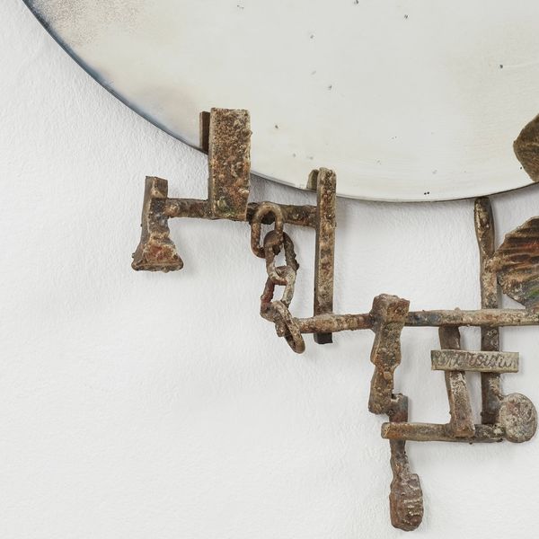 Salvino Marsura Forged Mirror I, Treviso, Italy, 1990s