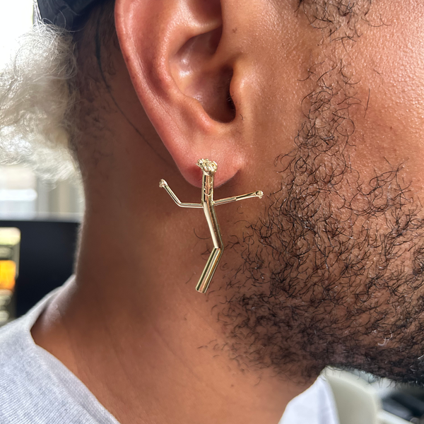 Wacky Tube Guy Earring