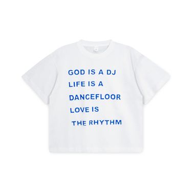 All Caps Studio 'God Is A DJ' Tee