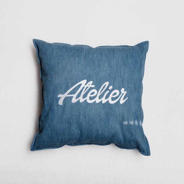 Denim Cushion (Atelier) by Harry Nuriev, 2022