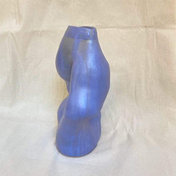 Amorphous No. 2 - Lilac Stoneware Vase, 2024