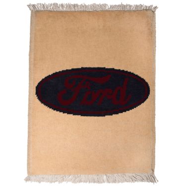 Vintage Wool Ford Rug