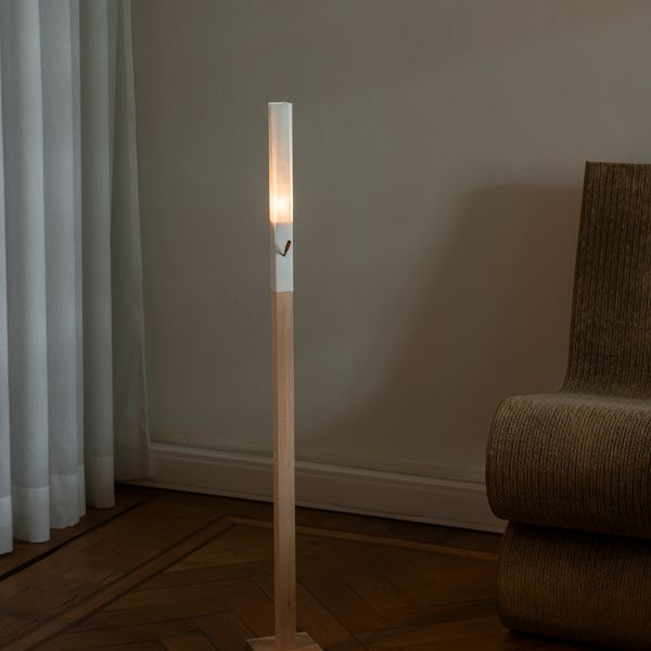 Pencil Nail Light (Floor Stand) by Yoonjeong Lee, 2024