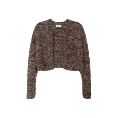 Wilfred Brown Cropped Cardigan