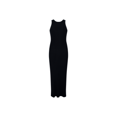 Toteme Black Seamless Midi Dress