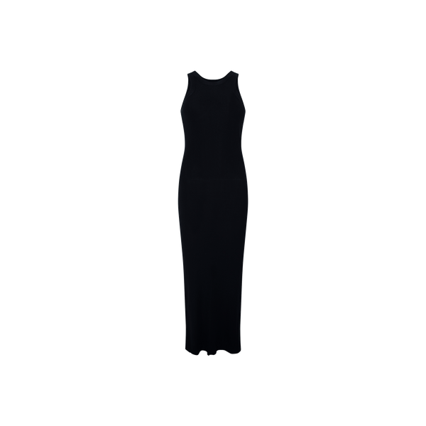 Toteme Black Seamless Midi Dress