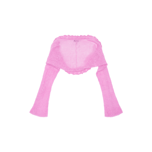 Guizio Pink Knit Cardigan