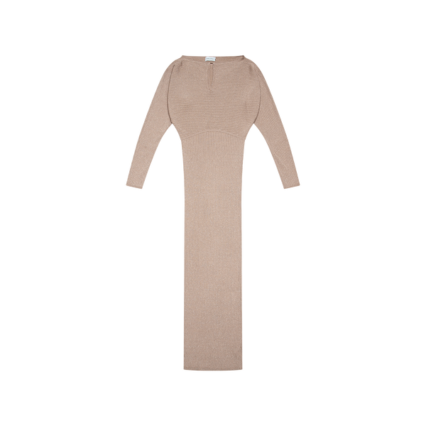 Calvin Klein Ribbed Keyhole Dress