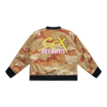 Chrome Hearts Sex Records Desert Camouflage Bomber jacket