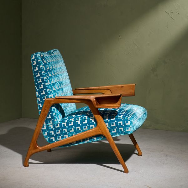 Sculptural Lounge Chair by Augusto Romano, Italy 1940s