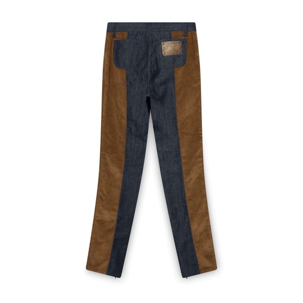 Dolce and Gabbana Split Corduroy Jeans