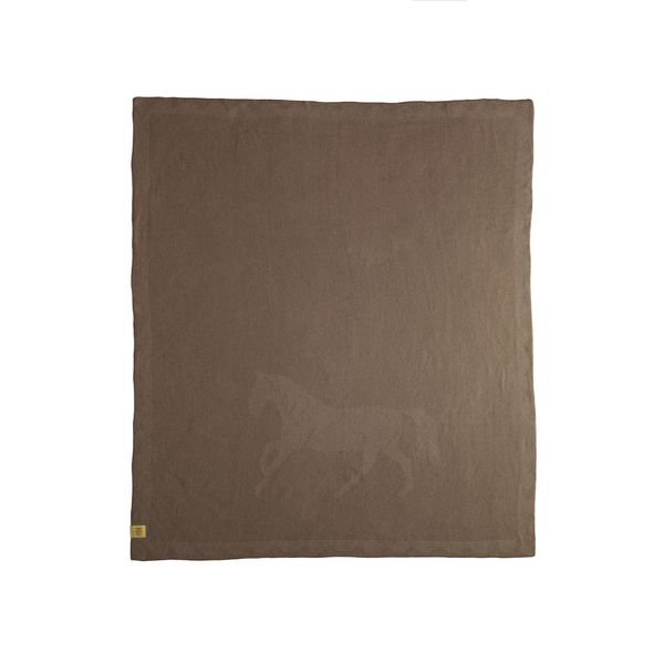 Brown Caballo Throw Blanket