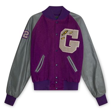 Purple Holloway Varsity Jacket