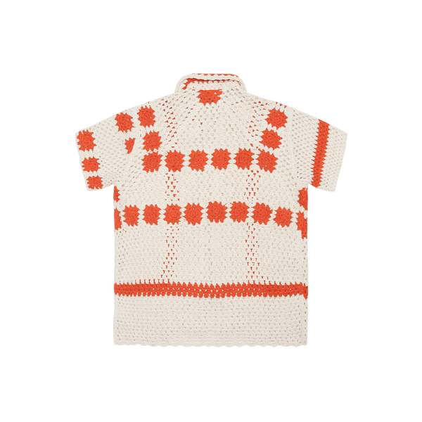 Bode Sunspot Crochet Shirt