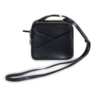 A.L.C Paloma Crossbody Bag with Triangular Pocket - Black